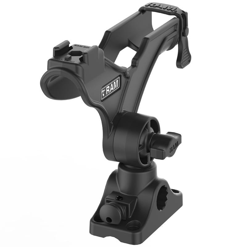 RAM ROD JR Fishing Rod Holder with Bulkhead-Flat Surface Base (RAP-434-BMP) (sku 54670) - BuyBits Ltd UK