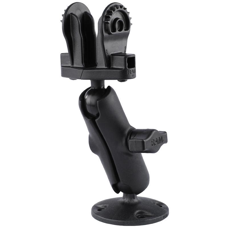 RAM Composite Double Ball Mount for Lowrance Hook² &amp; Reveal Series (RAP-B-101-LO12) (sku 54641) - BuyBits Ltd UK
