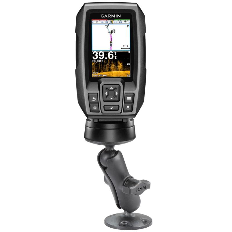 RAM Composite Double Ball Mount with Hardware for Garmin Striker + More (RAP-B-101U-G4) (sku 54600) - BuyBits Ltd UK
