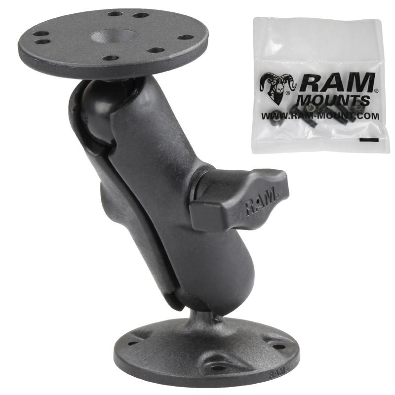 RAM Composite Double Ball Mount with Hardware for Garmin Striker + More (RAP-B-101U-G4) (sku 54600) - BuyBits Ltd UK