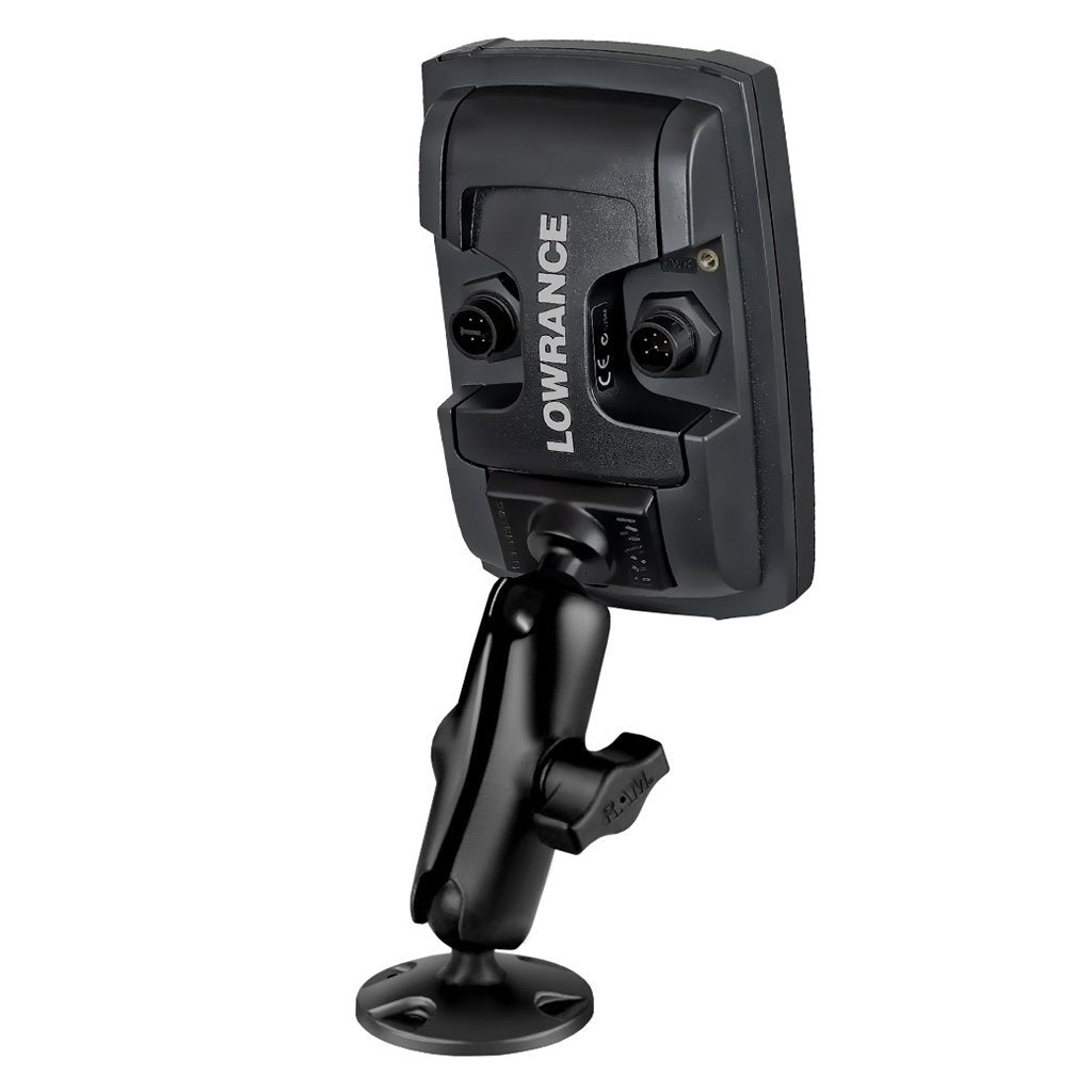 RAM Composite Double Ball Mount for Lowrance Elite-5 &amp; Elite-7 Ti (RAP-B-101U-LO11) (sku 54601) - BuyBits Ltd UK