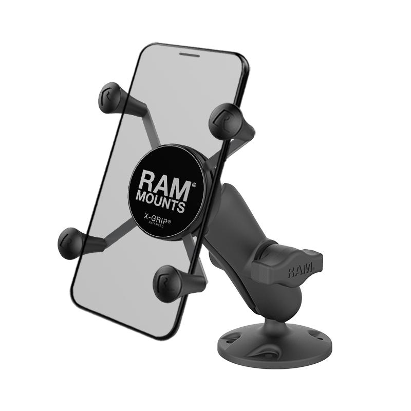 RAM X-Grip High-Strength Composite Phone Mount with Drill-Down Base (RAP-B-138-UN7U) (sku 50934) - BuyBits Ltd UK