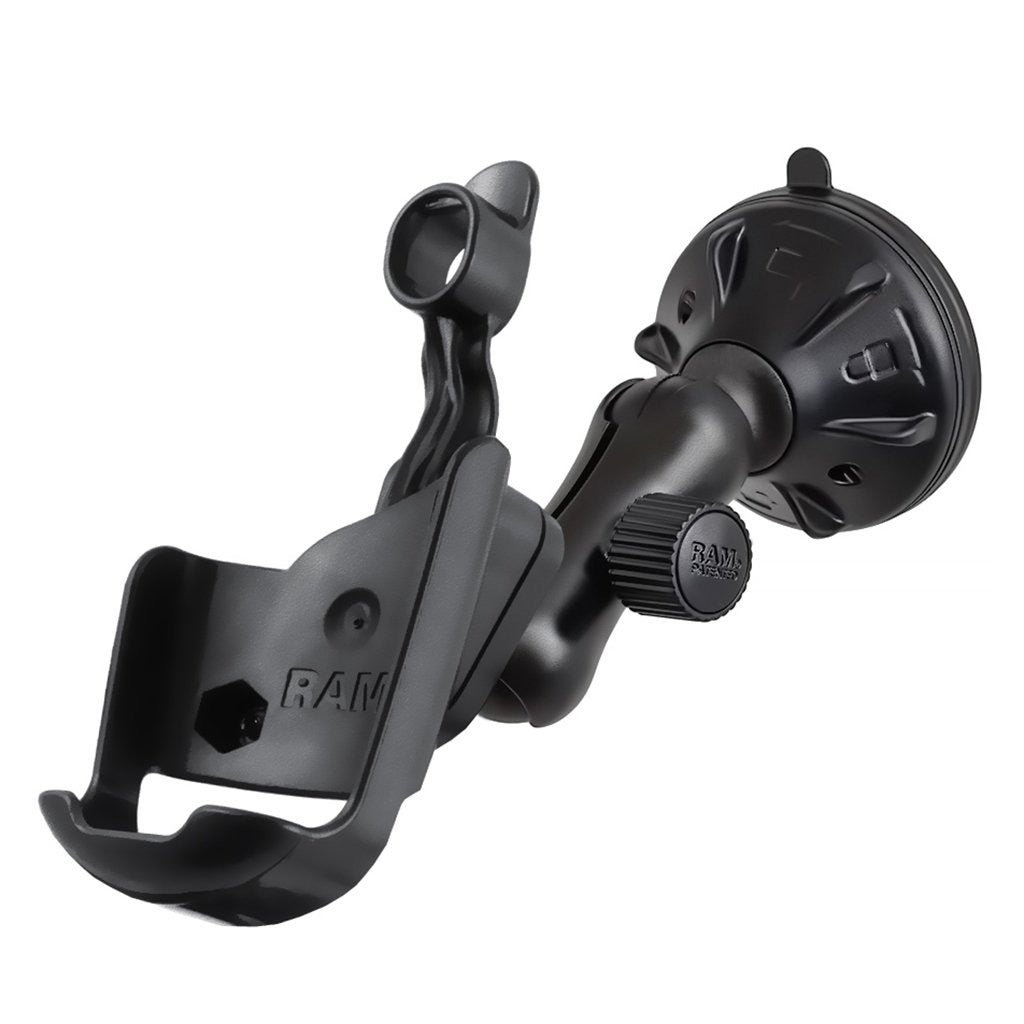 RAM Twist-Lock Low Profile Suction Mount for Garmin GPS 60 + More (RAP-B-166-2-GA12U) (sku 54277) - BuyBits Ltd UK