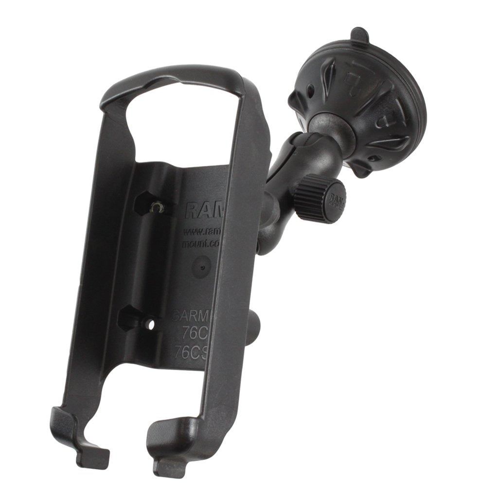 RAM Twist-Lock Low Profile Suction Mount for Garmin GPSMAP 76C + More (RAP-B-166-2-GA14) (sku 54257) - BuyBits Ltd UK