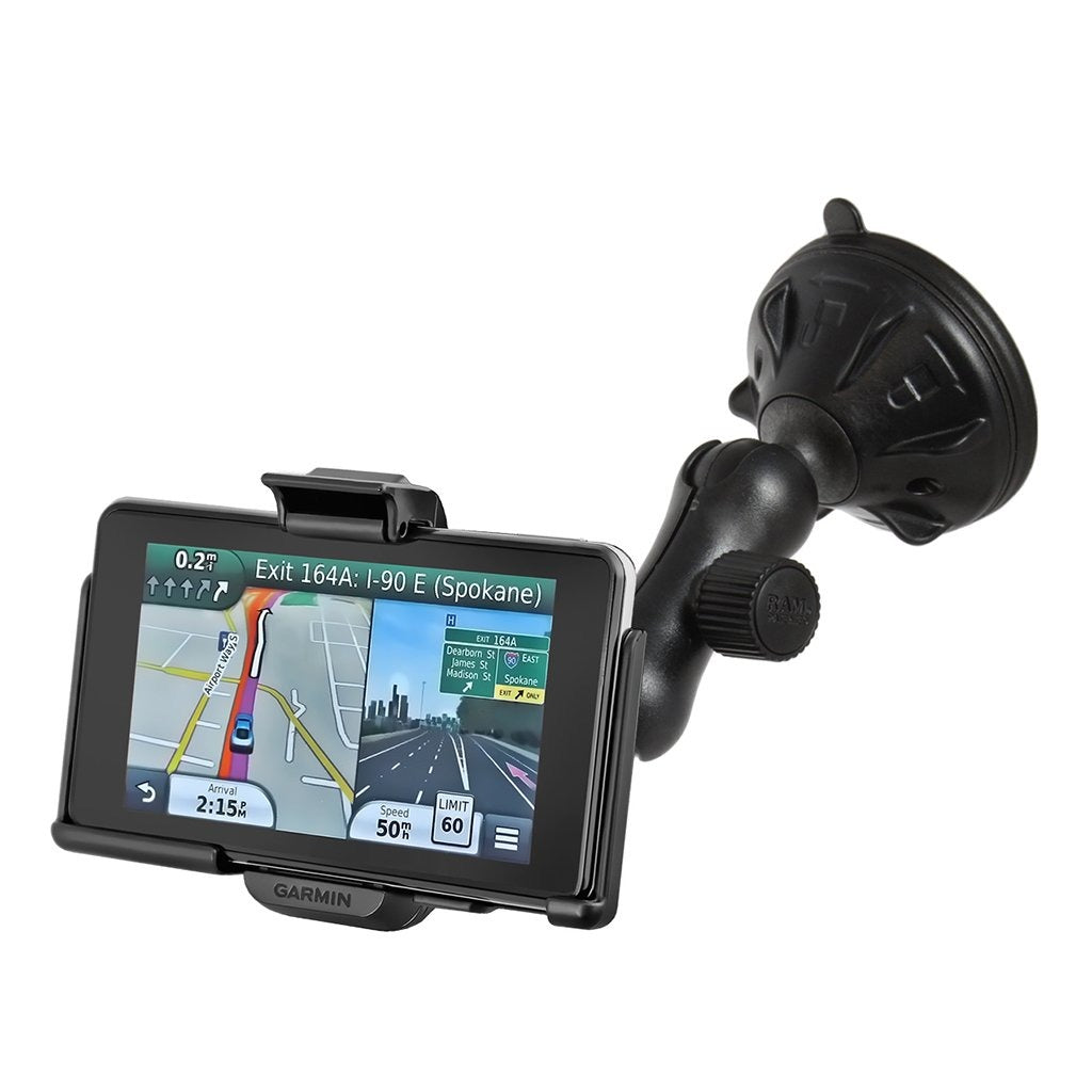 RAM Twist-Lock Low Profile Suction Mount for Garmin nuvi 3450 + More (RAP-B-166-2-GA39U) (sku 54274) - BuyBits Ltd UK