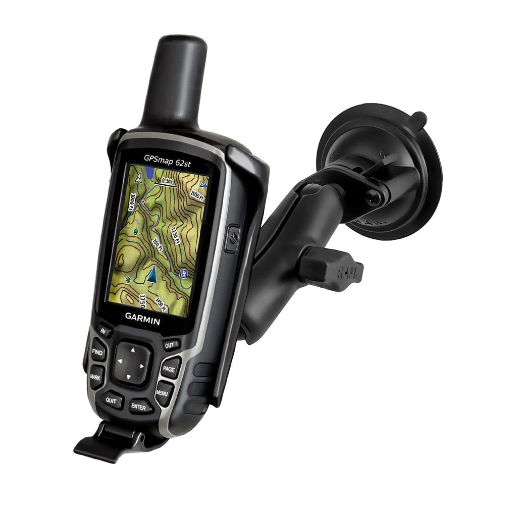 Twist-Lock Composite Suction Cup Mount for Garmin Astro 320 + More (RAP-B-166-GA41) (sku 54921) - BuyBits Ltd UK