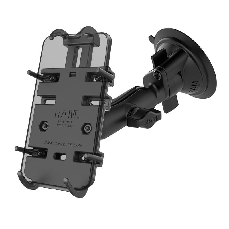 RAM Twist-Lock Composite Suction Mount with RAM Quick-Grip Holder (RAP-B-166-PD3U) (sku 53829) - BuyBits Ltd UK