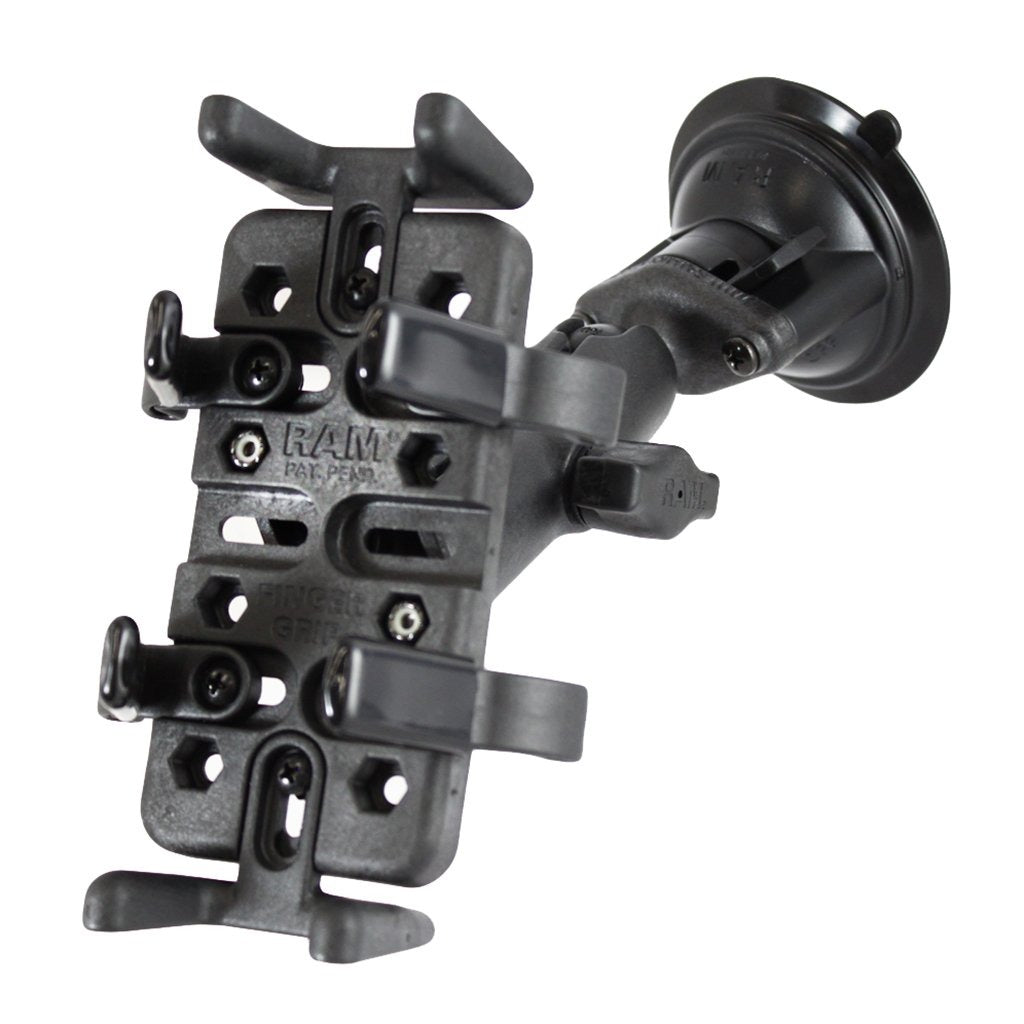 RAM Finger-Grip Composite Universal Mount with Suction Cup Base (RAP-B-166-UN4) (sku 54191) - BuyBits Ltd UK