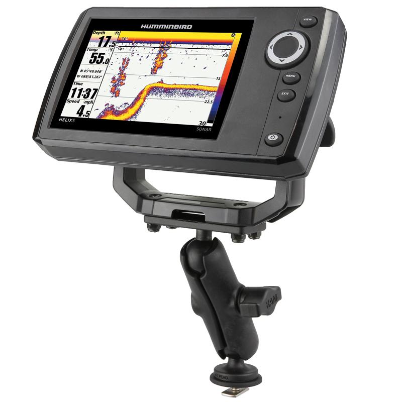 RAM Track Ball Double Ball Mount for Humminbird Helix 5 (RAP-B-202-153-354-TRA1U) (sku 53768) - BuyBits Ltd UK