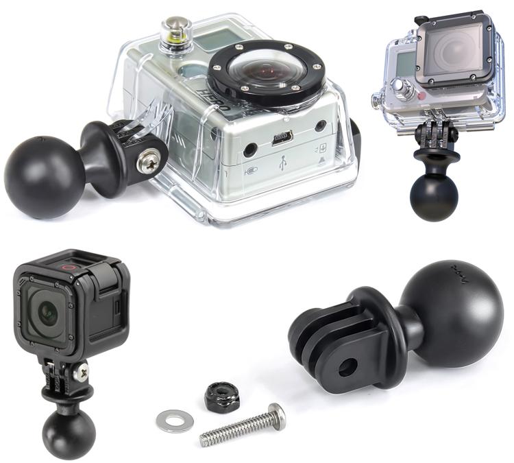 Motorcycle M8 Mount X-Grip for Mobile devices and Extended GoPro camera mount (sku 50146) - BuyBits Ltd UK