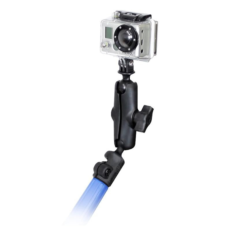 RAM Tele-Mount Pole Adapter Mount with Action Camera Adapter (RAP-B-218-1-GOP1U) (sku 51153) - BuyBits Ltd UK