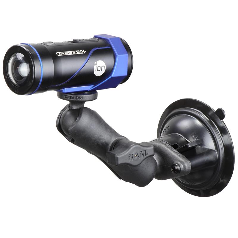 RAM Twist-Lock Composite Suction Cup Mount with 1-4"-20 Camera Adapter (RAP-B-224-1-366) (sku 54860) - BuyBits Ltd UK