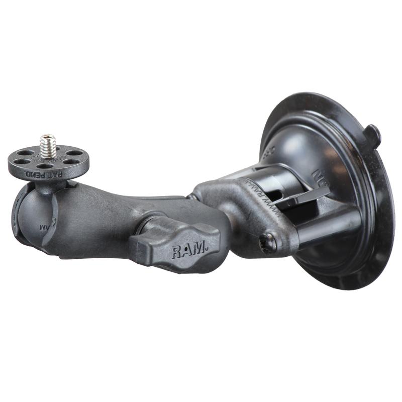 RAM Twist-Lock Composite Suction Cup Mount with 1-4"-20 Camera Adapter (RAP-B-224-1-366) (sku 54860) - BuyBits Ltd UK