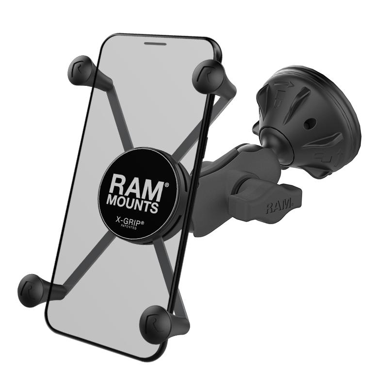 RAM X-Grip Large Phone Mount with Composite Suction Cup Base (RAP-B-224-2-A-UN10U) (sku 50960) - BuyBits Ltd UK