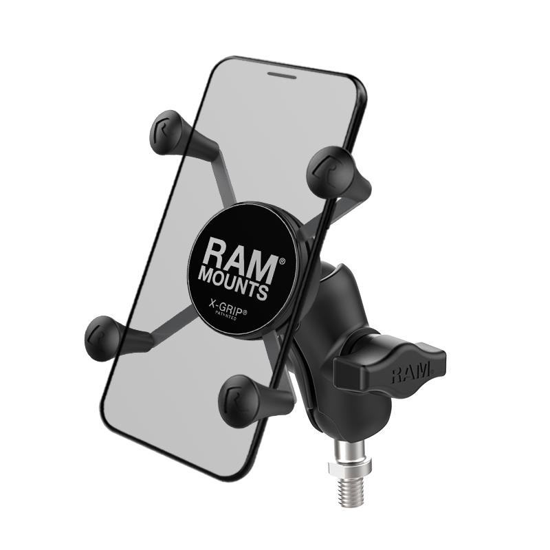 RAM X-Grip Phone Mount with 3-8"-16 Threaded Ball Base (RAP-B-236-A-UN7U) (sku 50939) - BuyBits Ltd UK