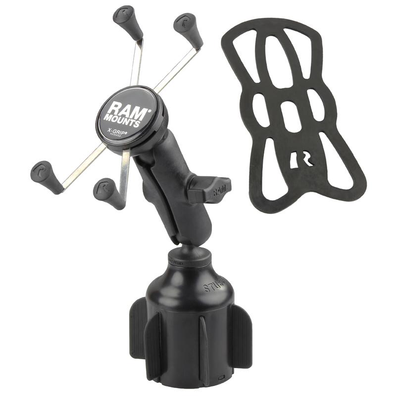 RAM X-Grip Large Phone Mount with RAM Stubby Cup Holder (RAP-B-299-4-UN10U) (sku 50914) - BuyBits Ltd UK
