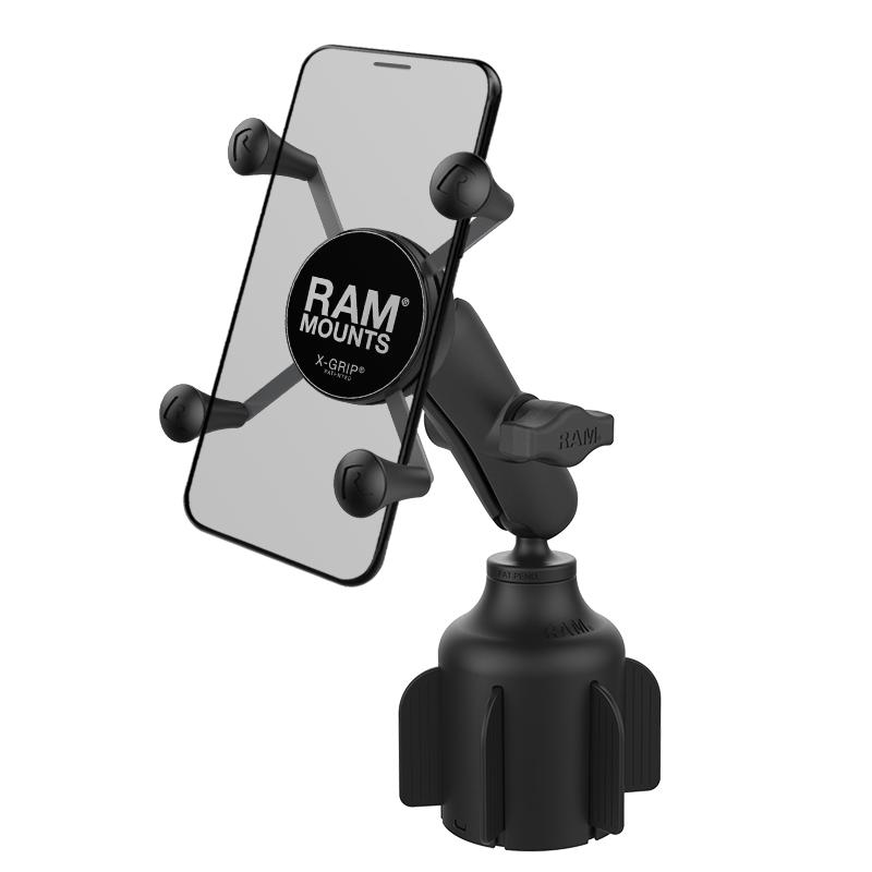 RAM X-Grip Phone Mount with RAM Stubby Cup Holder Base (RAP-B-299-4-UN7U) (sku 50916) - BuyBits Ltd UK
