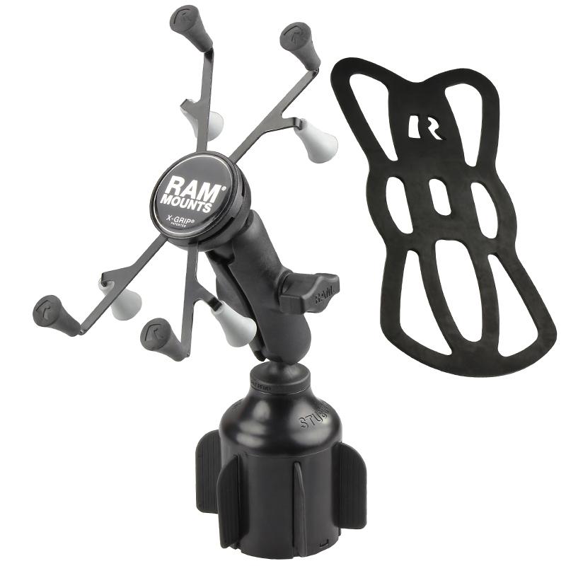RAM X-Grip for 7"-8" Tablets with RAM Stubby Cup Holder Base (RAP-B-299-4-UN8U) (sku 51045) - BuyBits Ltd UK