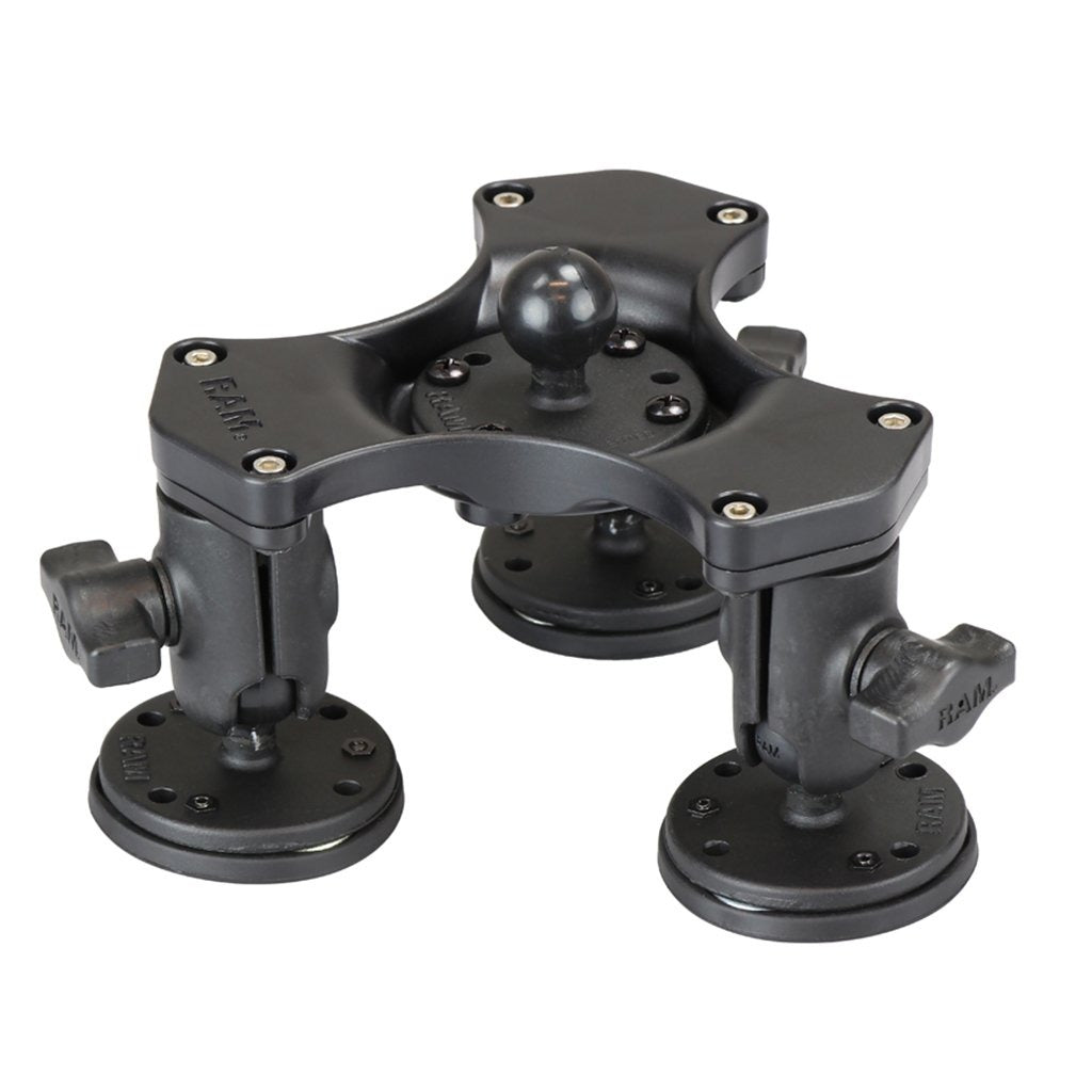RAM Triple Ball and Socket Magnetic Base with Ball (RAP-B-365-1-339U) (sku 55043) - BuyBits Ltd UK
