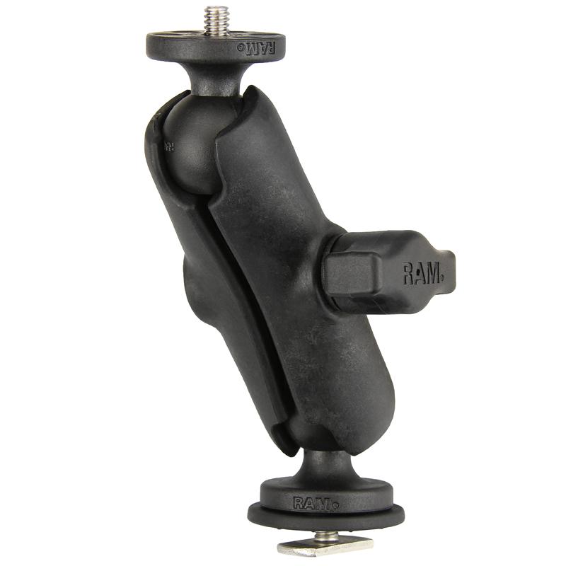 RAM Track Ball Mount with 1-4"-20 Action Camera Adapter (RAP-B-366-153-354-TRA1U) (sku 53778) - BuyBits Ltd UK