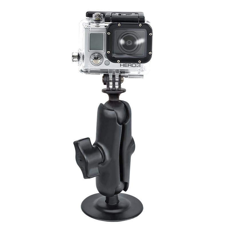RAM Flex Adhesive Double Ball Mount with Action Camera Adapter (RAP-B-378-202U-GOP1) (sku 51141) - BuyBits Ltd UK