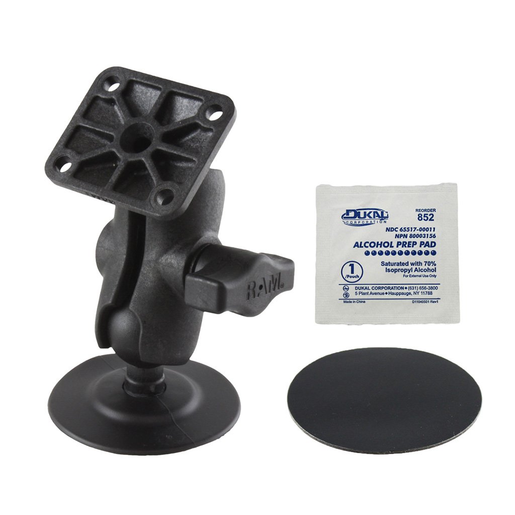 RAM Flex Adhesive Double Ball Mount with AMPS Plate (RAP-B-378-A-347U) (sku 54887) - BuyBits Ltd UK