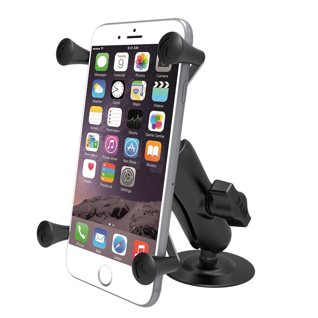RAM X-Grip Large Phone Mount with Flex Adhesive Base (RAP-B-378-UN10U) (sku 53831) - BuyBits Ltd UK