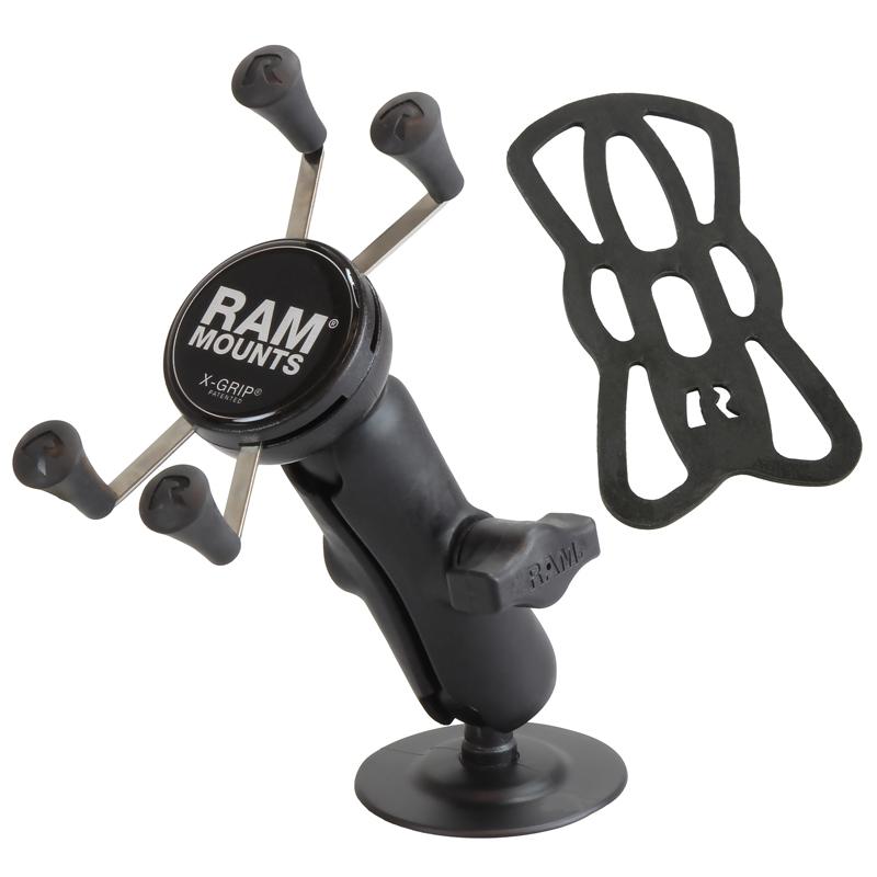 RAM X-Grip Phone Mount with Flex Adhesive Base (RAP-B-378-UN7U) (sku 53809) - BuyBits Ltd UK
