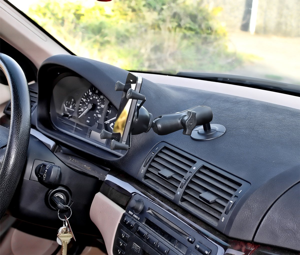 RAM X-Grip Phone Mount with Flex Adhesive Base (RAP-B-378-UN7U) (sku 53809) - BuyBits Ltd UK