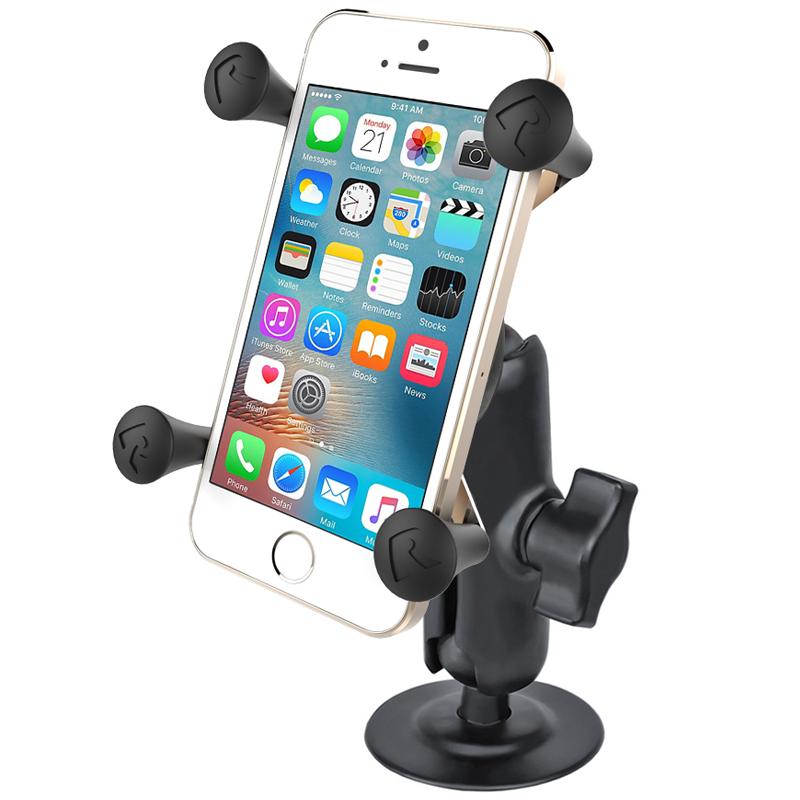 RAM X-Grip Phone Mount with Flex Adhesive Base (RAP-B-378-UN7U) (sku 53809) - BuyBits Ltd UK