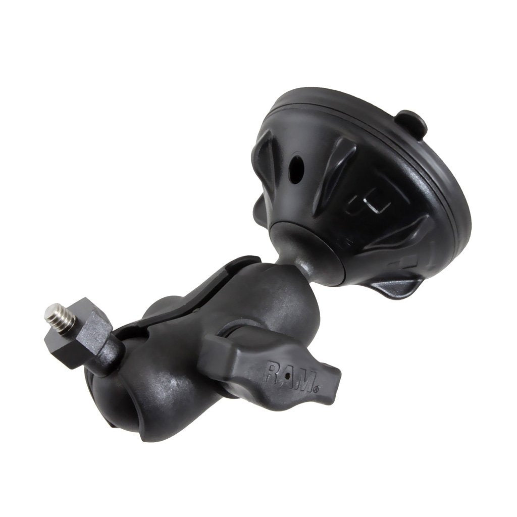 RAM Twist-Lock Low Profile Suction Cup with 1-4"-20 Threaded Stud (RAP-B-166-237U) (sku 54872) - BuyBits Ltd UK