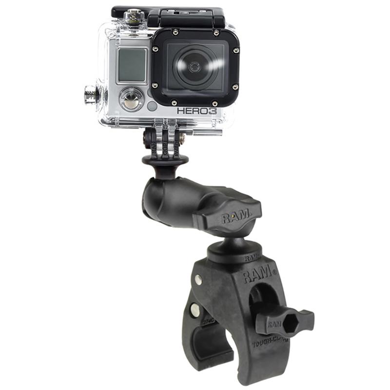 RAM Tough-Claw Small Clamp Mount with Universal Action Camera Adapter (RAP-B-400-A-GOP1U) (sku 51154) - BuyBits Ltd UK