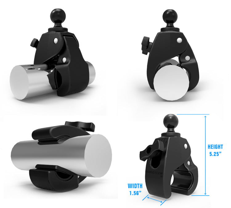 RAP-B-404 1" Medium Tough-Claw™ with 1" Rubber Ball (sku 34548)