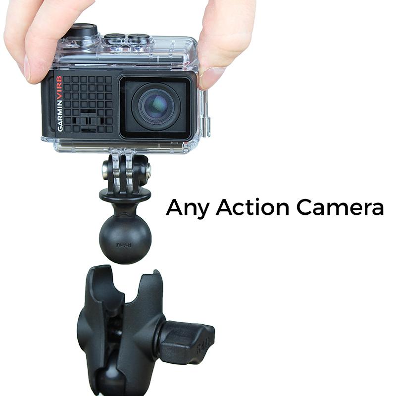 RAM Ball Adapter for GoPro Bases with Universal Action Camera Adapter (RAP-B-GOP2-A-GOP1U) (sku 51136) - BuyBits Ltd UK