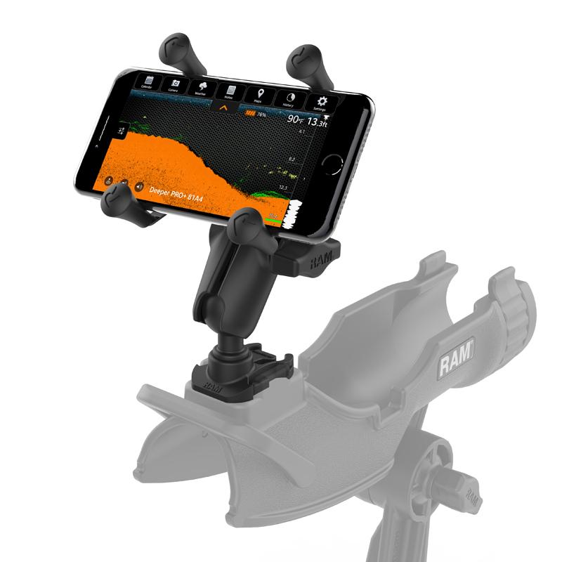 RAM X-Grip Phone Mount with Ball Adapter for GoPro Bases (RAP-B-GOP2-UN7U) (sku 50946) - BuyBits Ltd UK