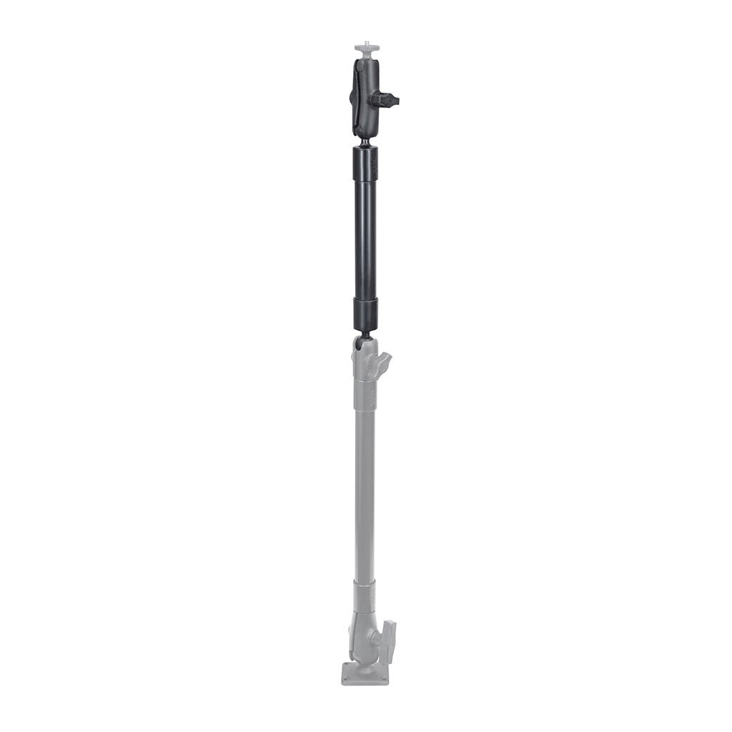 RAM 14" PVC Pipe Extension with Ball Ends &amp; Double Socket Arm (RAP-BB-230-14-201U) (sku 55025) - BuyBits Ltd UK