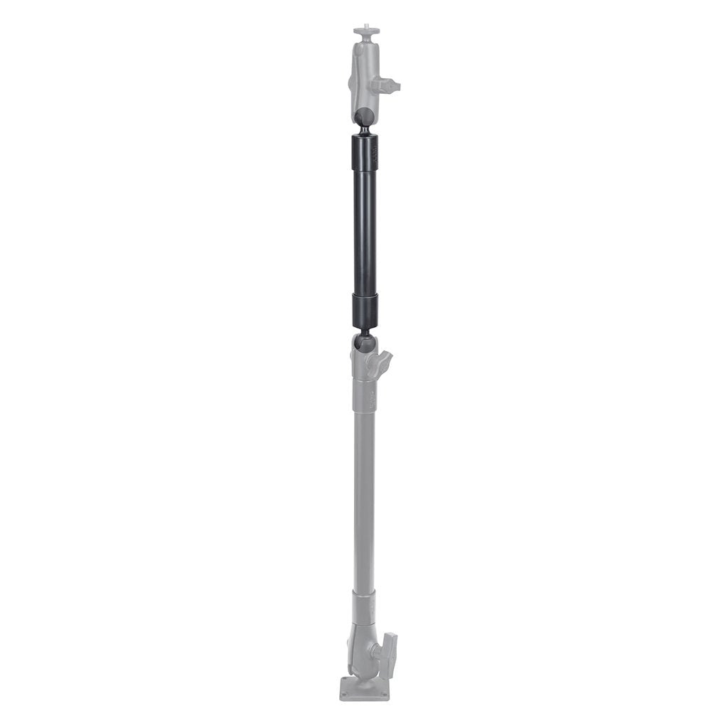 RAM 14" PVC Pipe Extension with Ball Ends (RAP-BB-230-14U) (sku 55013) - BuyBits Ltd UK