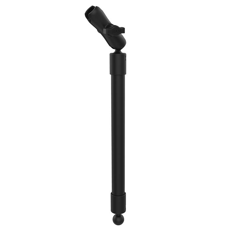 RAM 18" PVC Pipe Extension with Ball Ends &amp; Double Socket Arm (RAP-BB-230-18-201U) (sku 55026) - BuyBits Ltd UK
