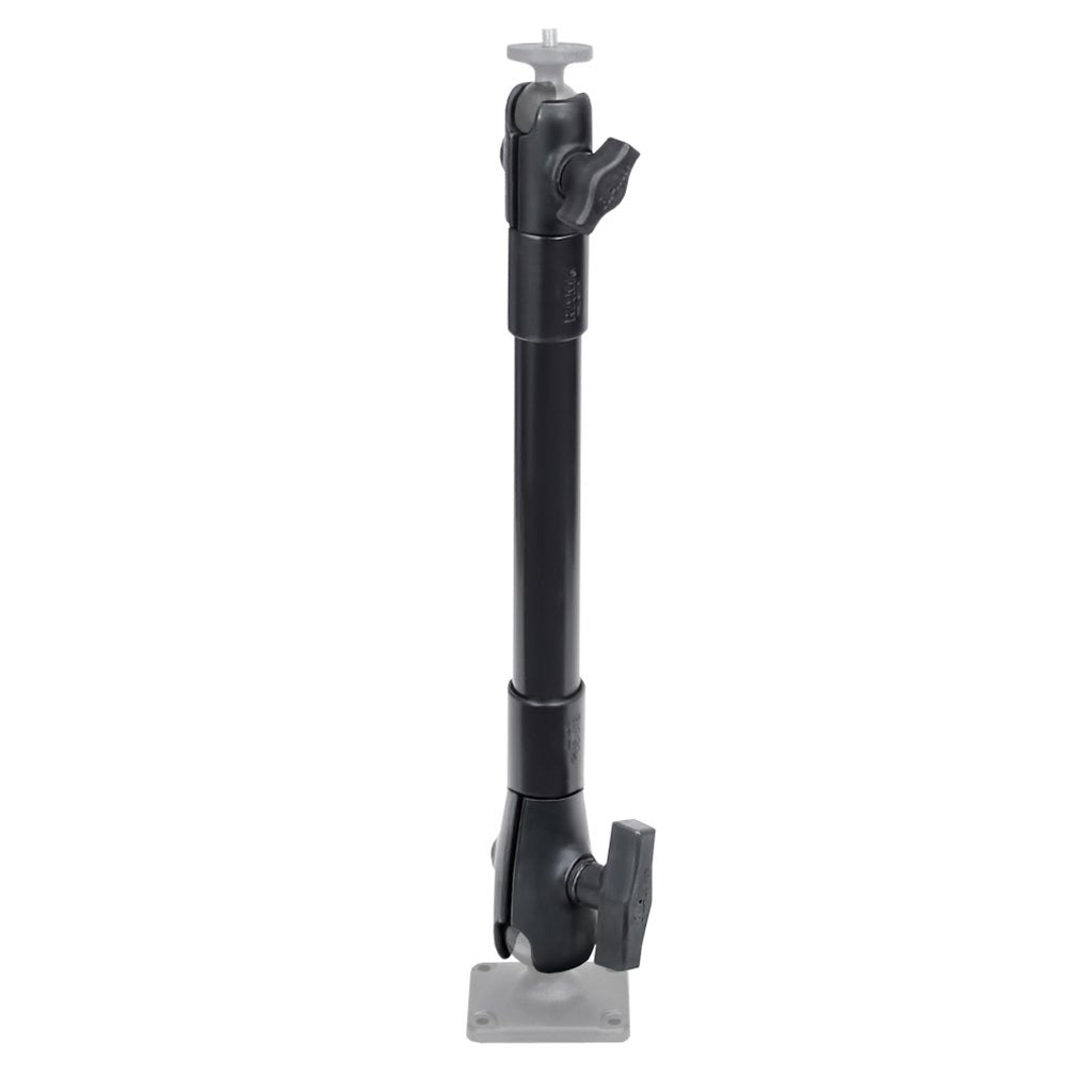 RAM 14" PVC Pipe Extension with B Size &amp; C Size Socket Arms (RAP-CB-201-14U) (sku 55029) - BuyBits Ltd UK