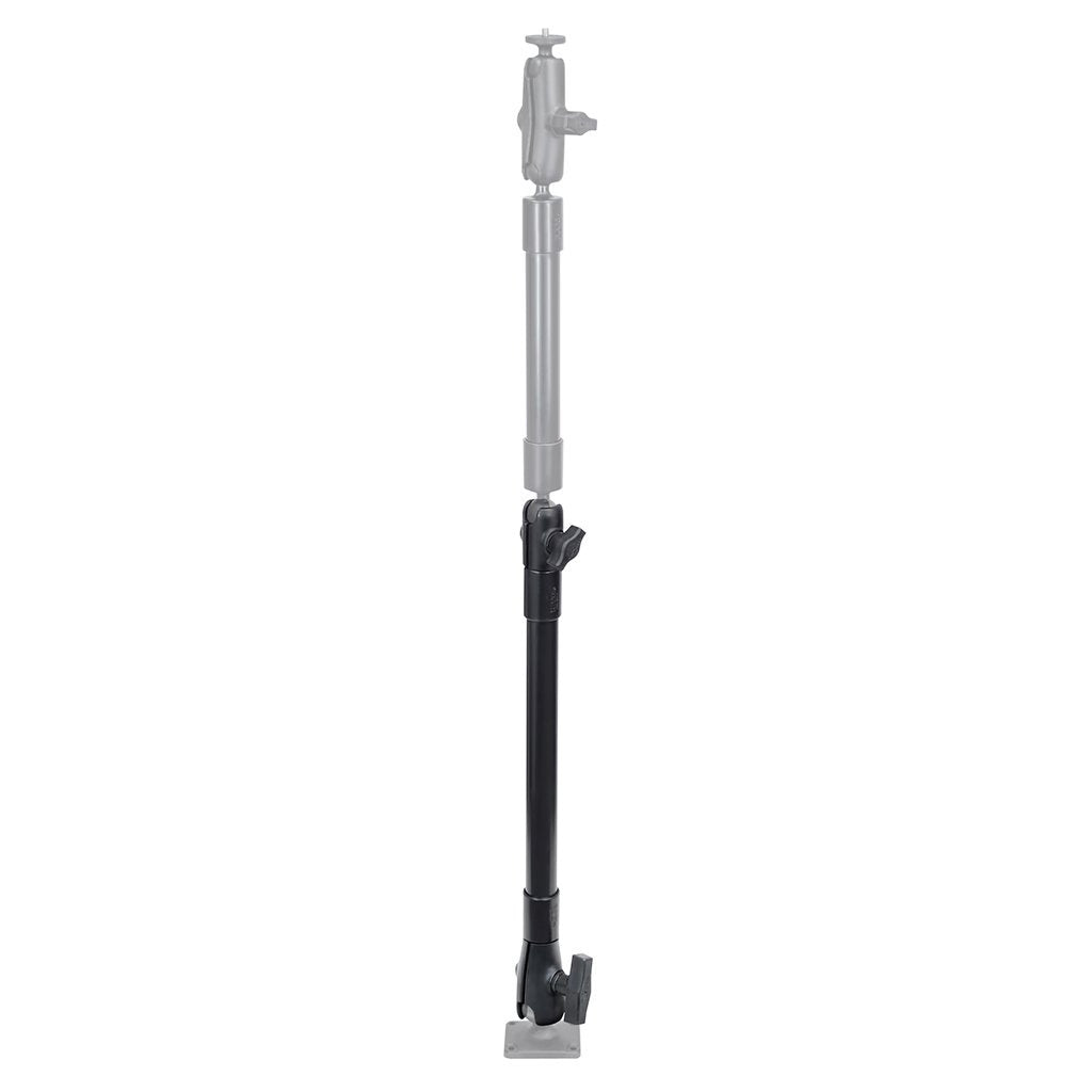 RAM 18" PVC Pipe Extension with B Size &amp; C Size Socket Arms (RAP-CB-201-18U) (sku 55031) - BuyBits Ltd UK