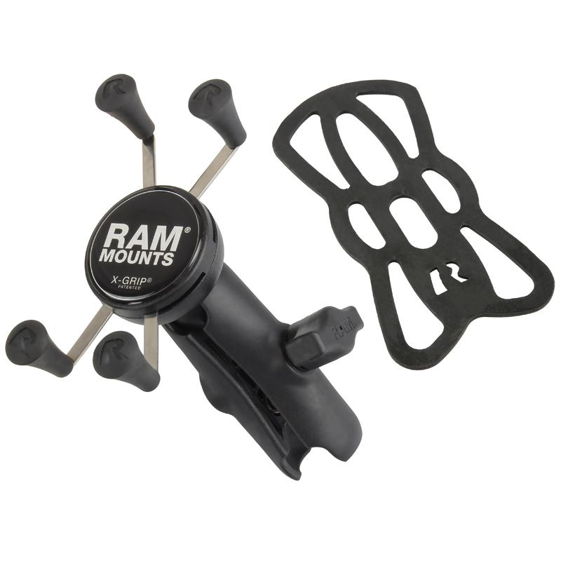 RAM X-Grip Phone Holder with Composite Double Socket Arm (RAP-HOL-UN7B-201U) (sku 55071) - BuyBits Ltd UK