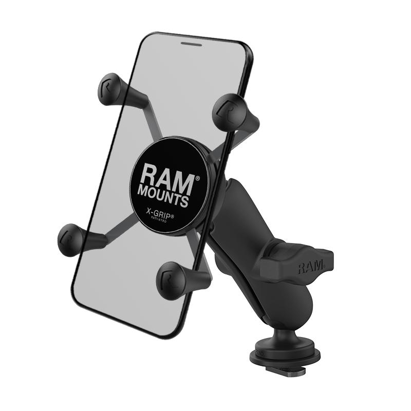 RAM X-Grip Phone Mount with RAM Track Ball Base (RAP-HOL-UN7B-354-TRA1U) (sku 53758) - BuyBits Ltd UK