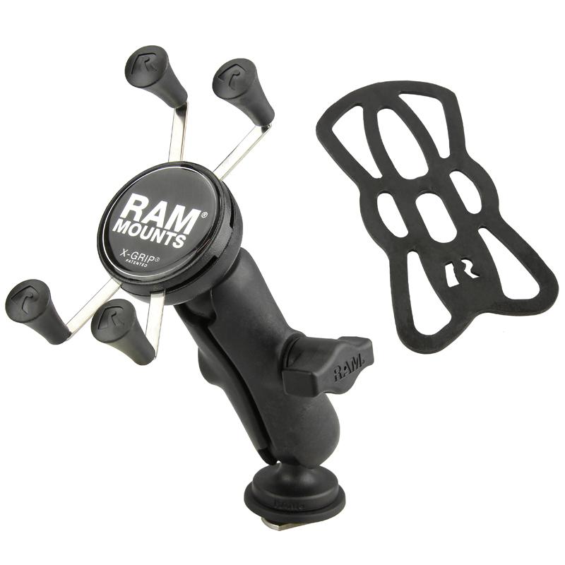 RAM X-Grip Phone Mount with RAM Track Ball Base (RAP-HOL-UN7B-354-TRA1U) (sku 53758) - BuyBits Ltd UK