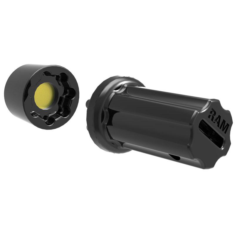 RAM Pin-Lock Security Nut for D &amp; E Size Socket Arms (RAP-S-NUT5U) (sku 54817) - BuyBits Ltd UK