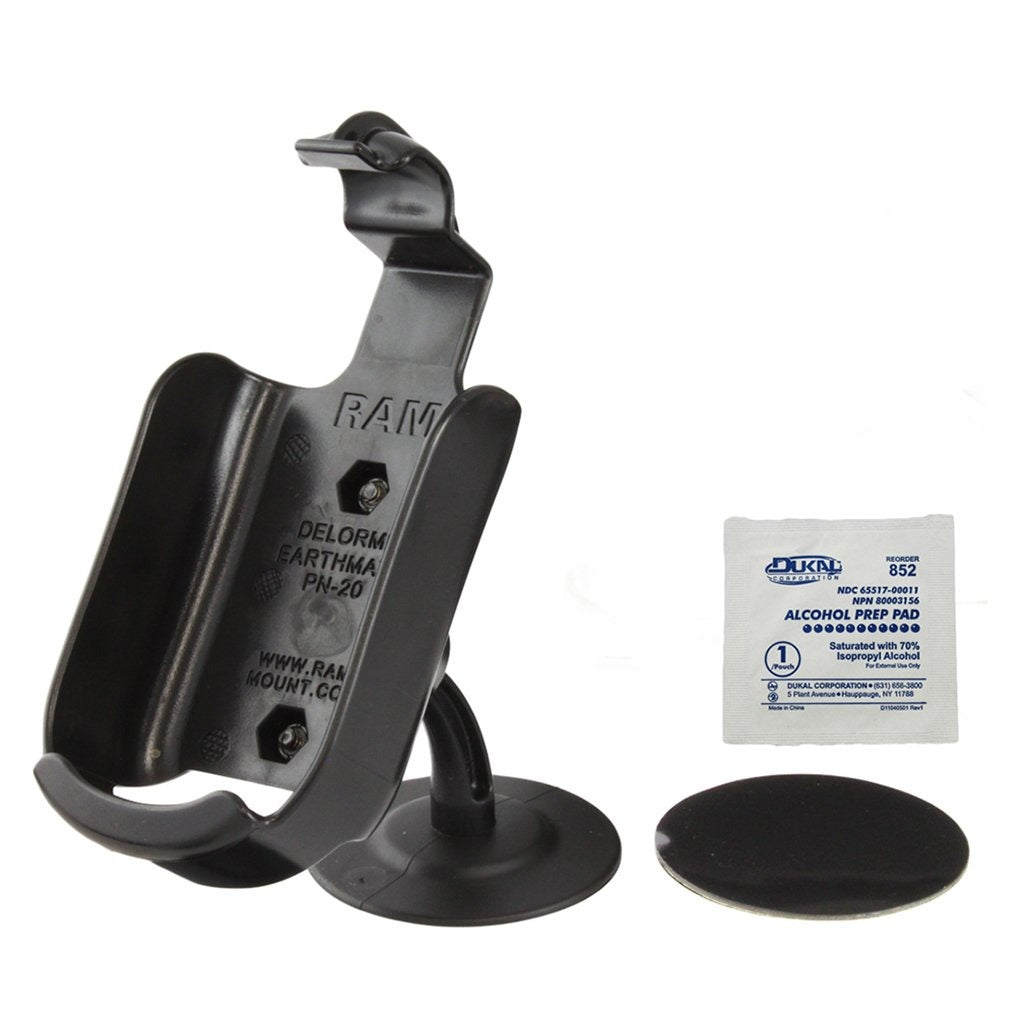 RAM Lil Buddy Adhesive Dash Mount for Delorme Earthmate PN Series (RAP-SB-180-DEL1) (sku 54303) - BuyBits Ltd UK