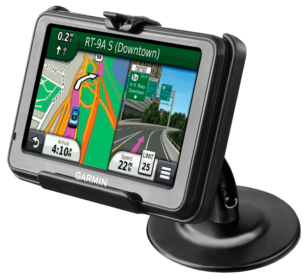 RAM Lil Buddy Adhesive Dash Mount for Garmin nuvi 2495LMT, 465T + More (RAP-SB-180-GA25) (sku 54308) - BuyBits Ltd UK