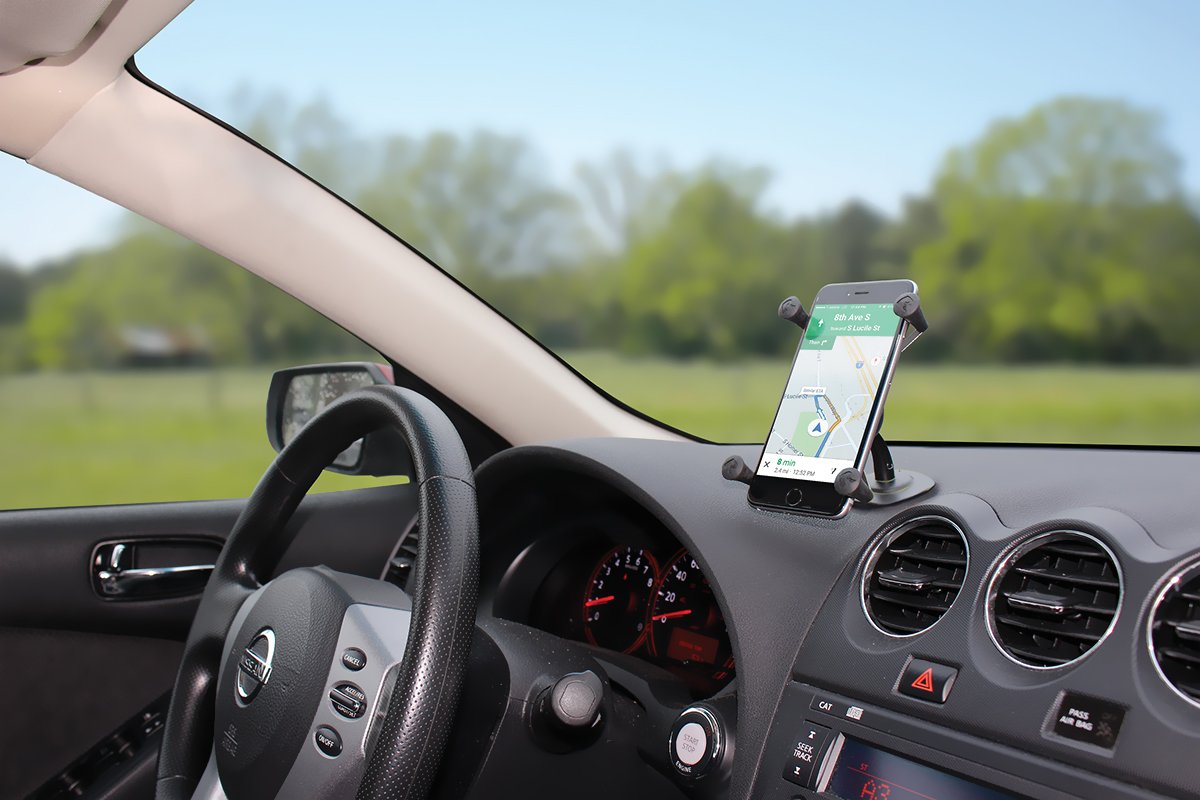 RAM X-Grip Large Phone Holder with Lil Buddy Adhesive Dash Mount (RAP-SB-180-UN10) (sku 53825) - BuyBits Ltd UK