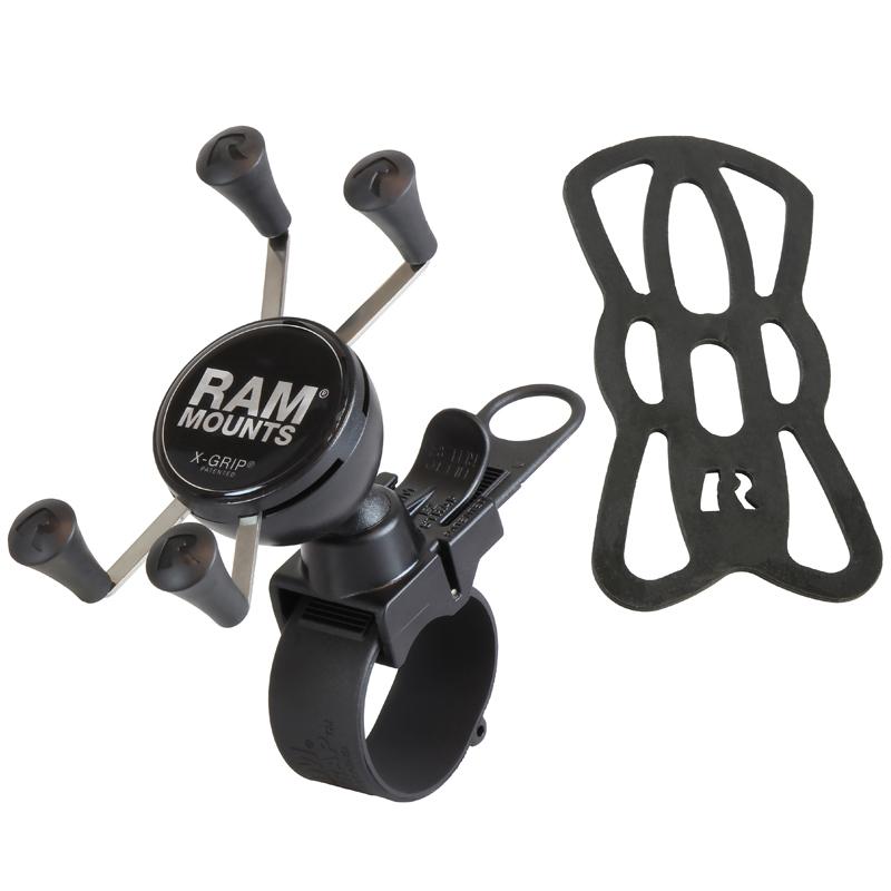 RAM X-Grip Phone Mount with RAM EZ-Strap Rail Mount (RAP-SB-187-UN7U) (sku 53811) - BuyBits Ltd UK