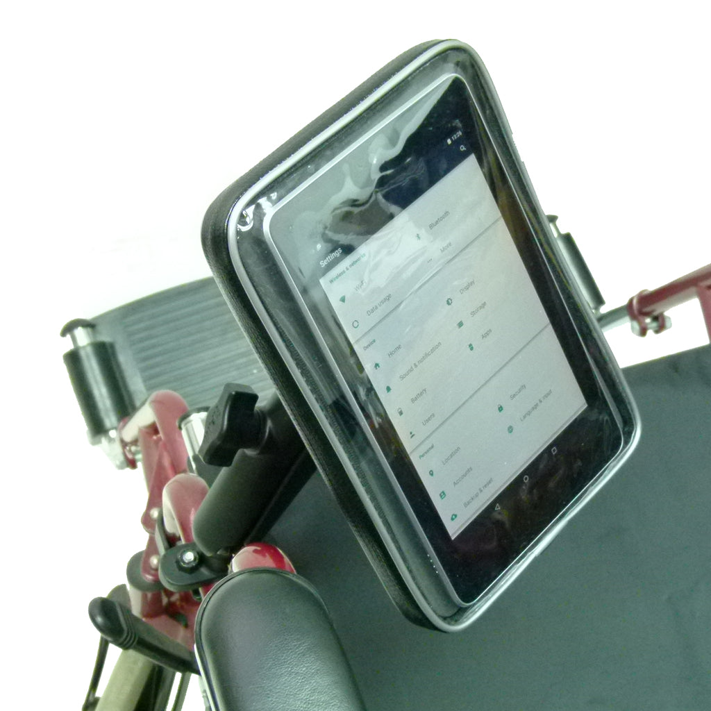 Wheelchair U-Bolt &amp; Double Socket Arm Mount with Weather Resistant Case for Nexus 7 (sku 30605)