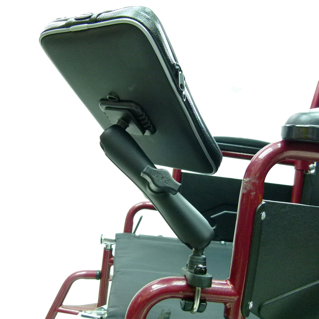 Wheelchair U-Bolt &amp; Double Socket Arm Mount with Weather Resistant Case for Nexus 7 (sku 30605)